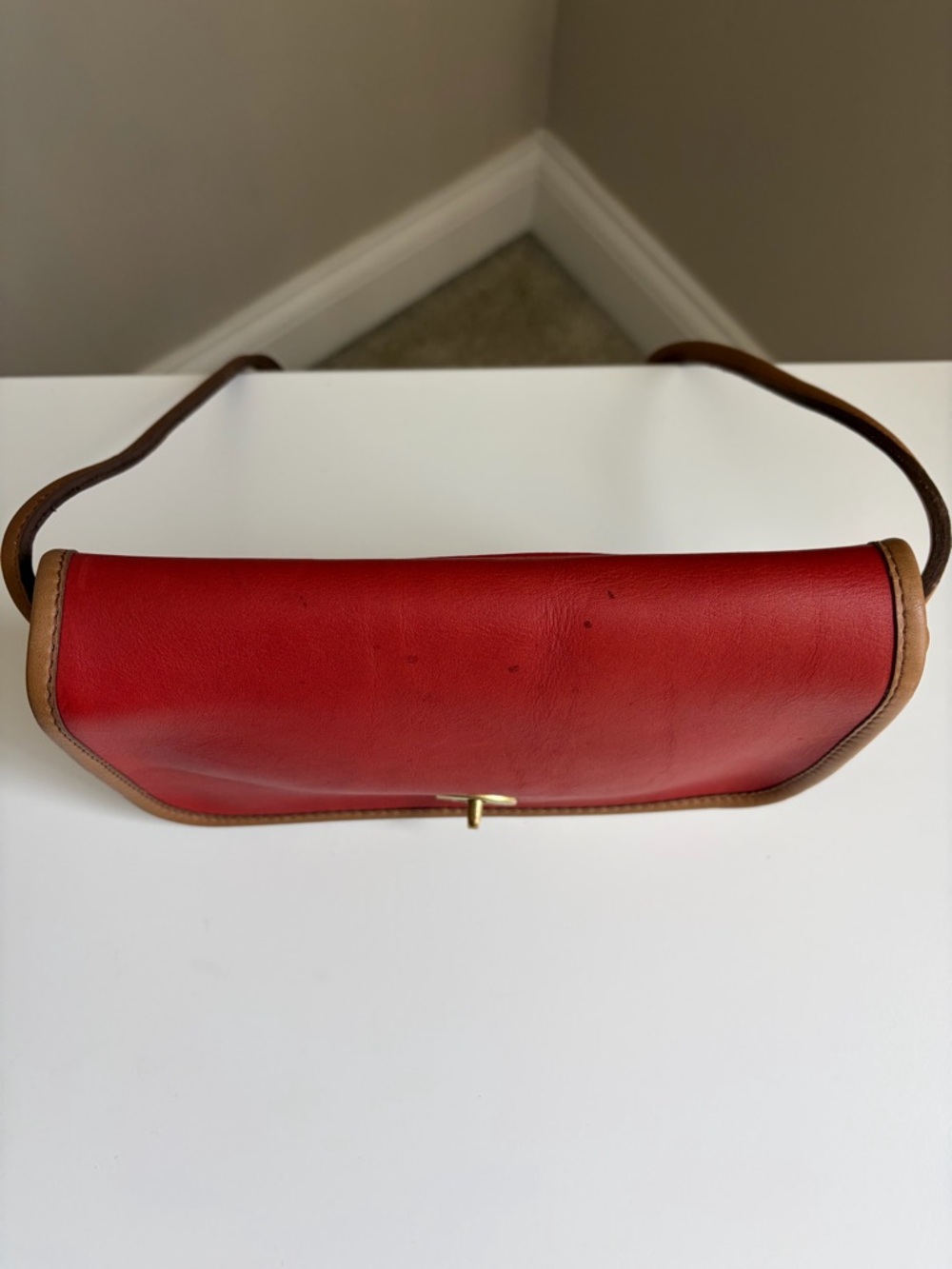 Coach Vintage Spectator Dinky Bag | Rust Orange - Picture 3 of 11